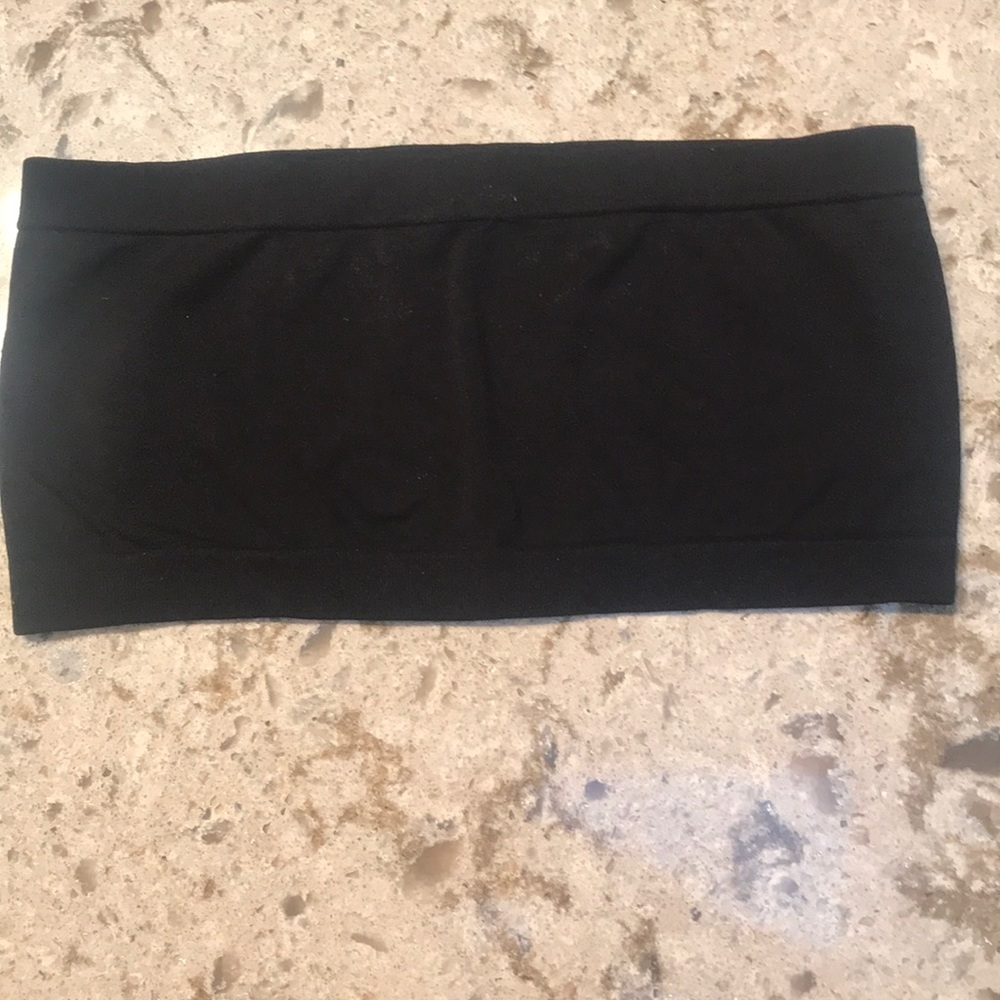 So Nikki Bandeau Black Womens Small
